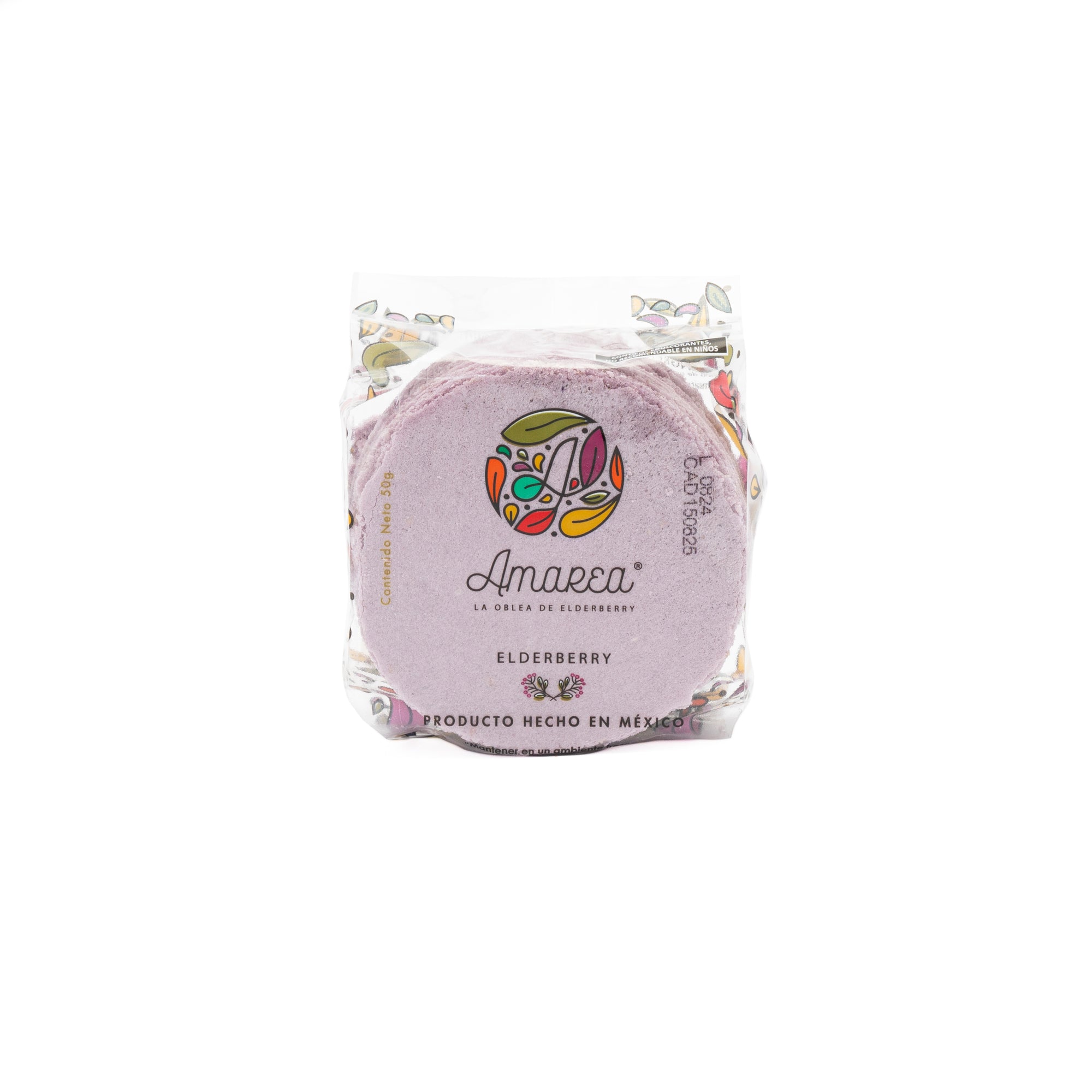 Oblea de Amaranto Sabor Elderberry | 50 gr