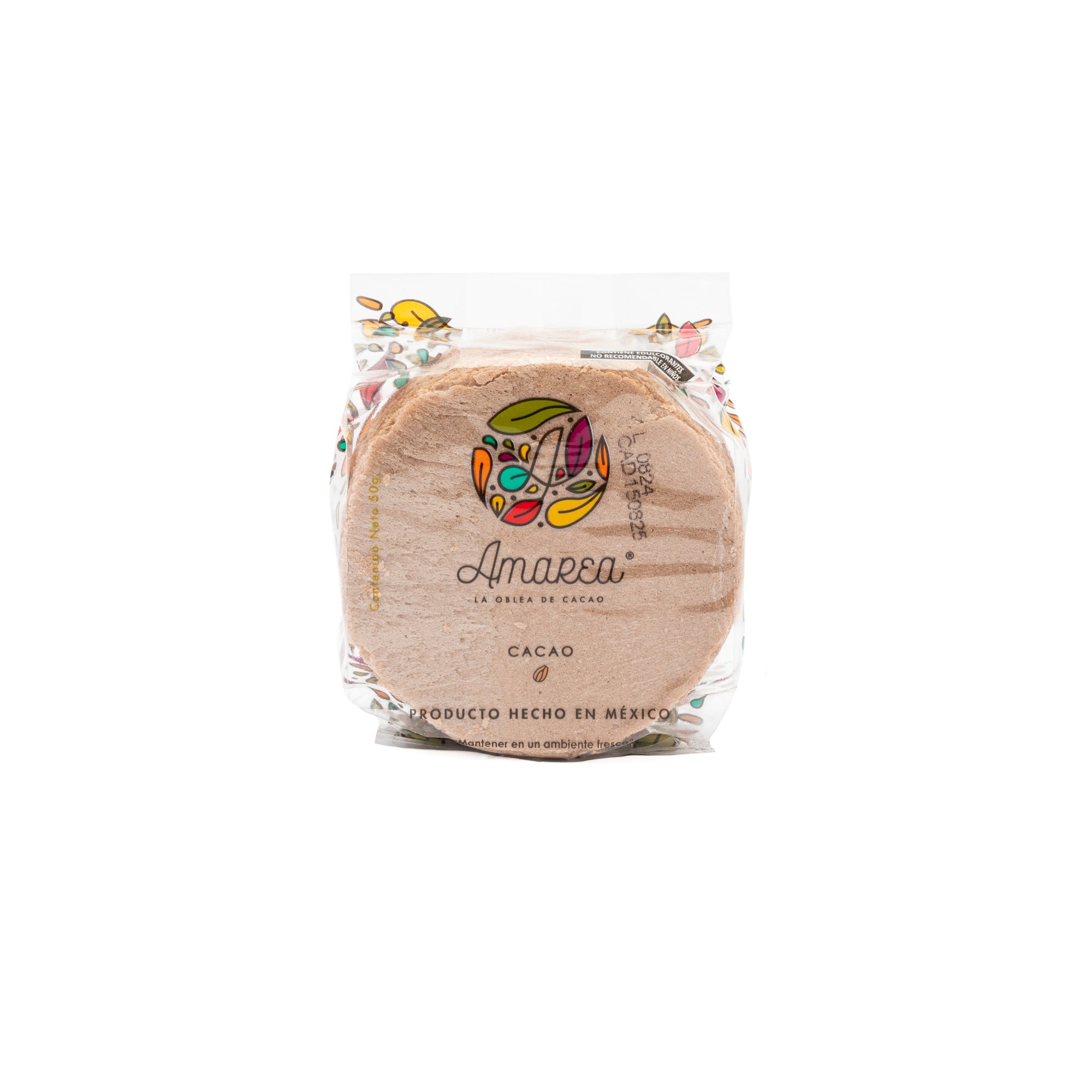 Oblea de Amaranto Sabor Cacao | 50 gr