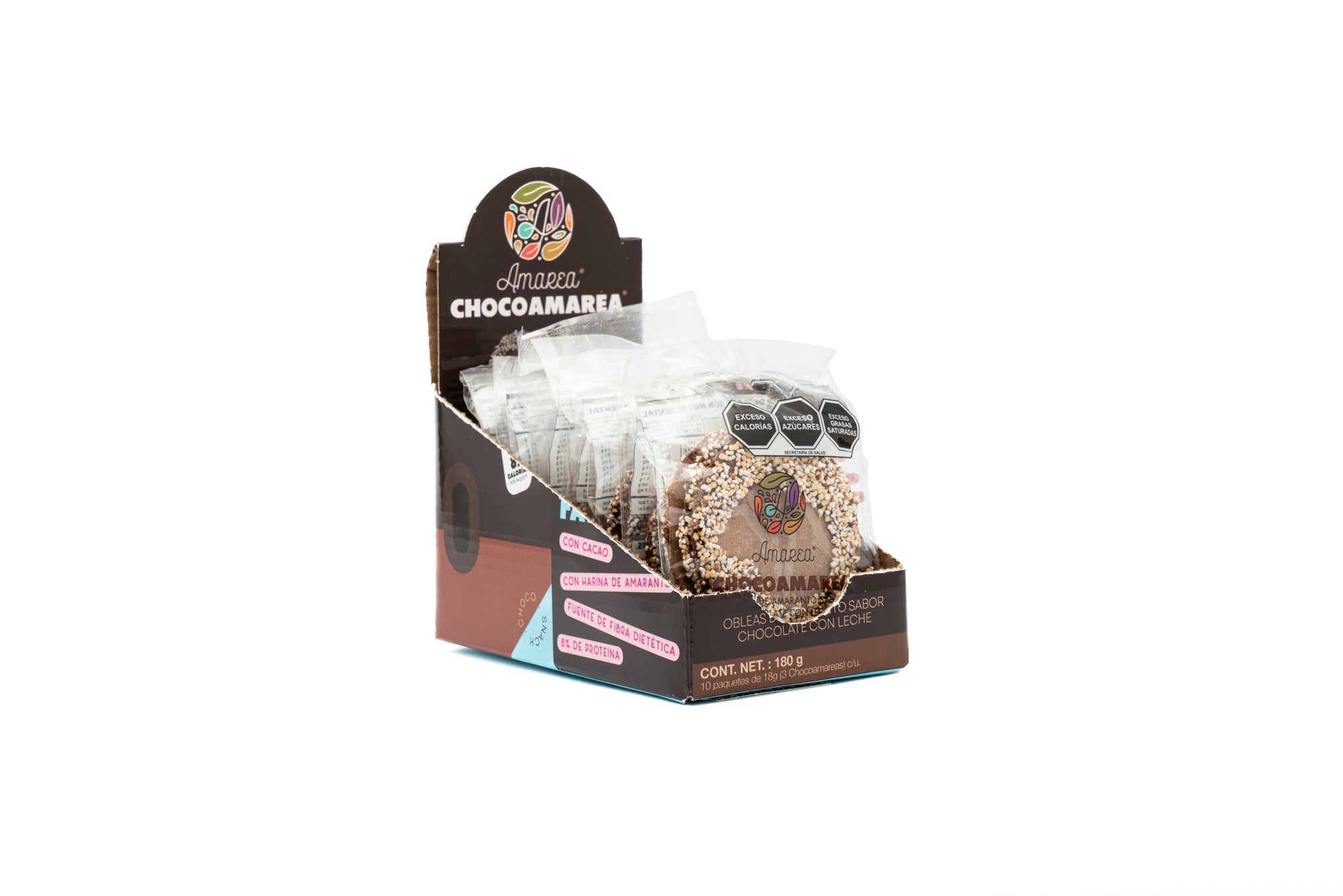 Chocoamarea Chocolate con Leche I 1 pack I 10 piezas