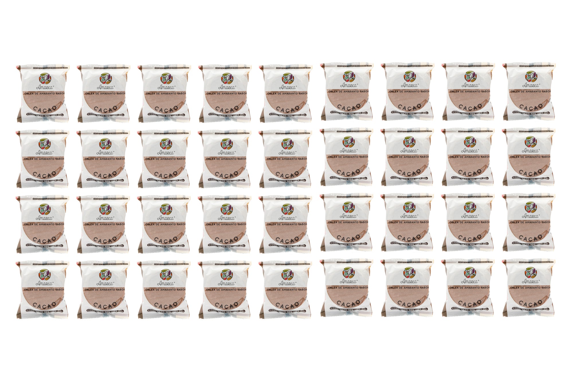 Oblea de Amaranto Cacao | 30 gr