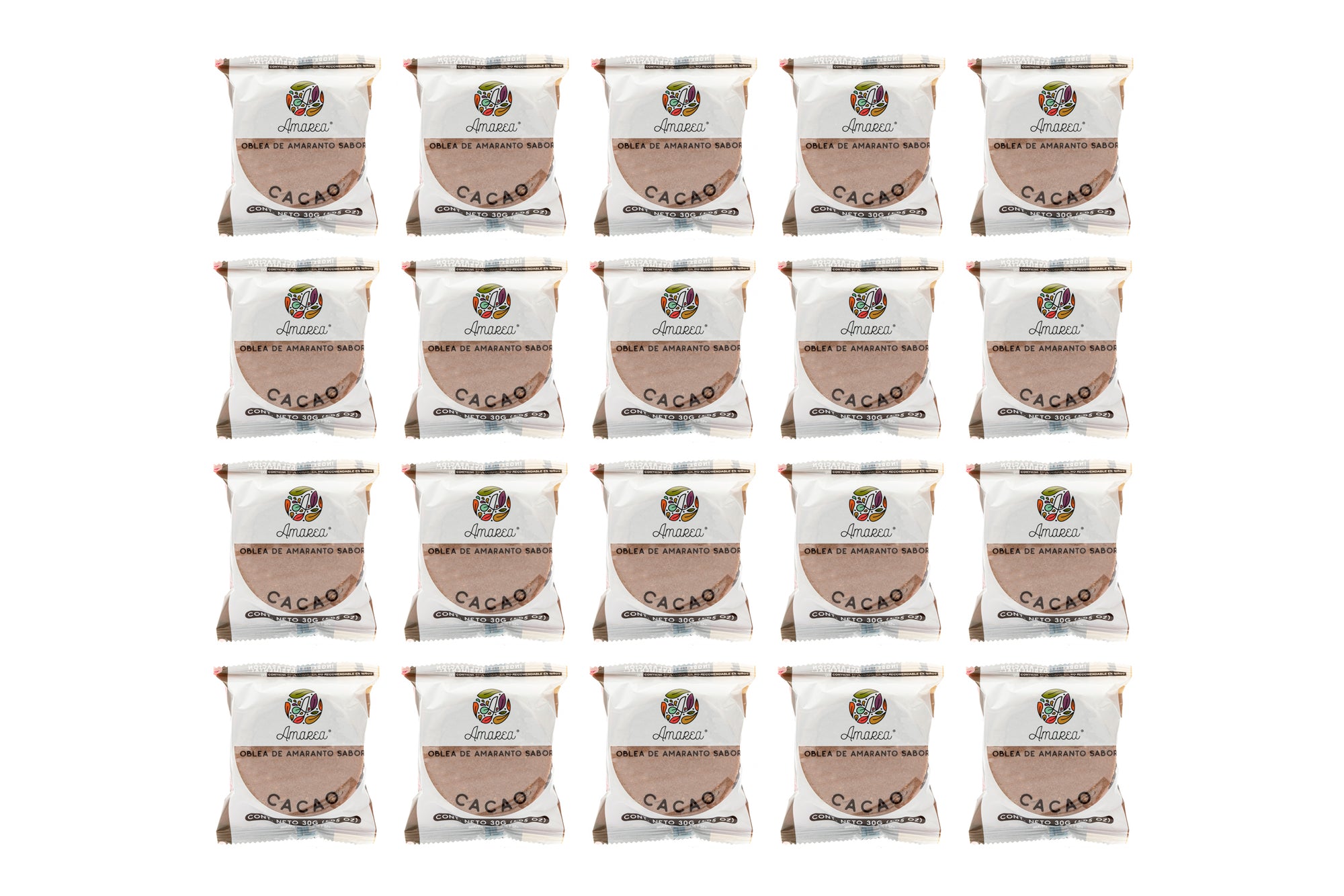 Oblea de Amaranto Cacao | 30 gr
