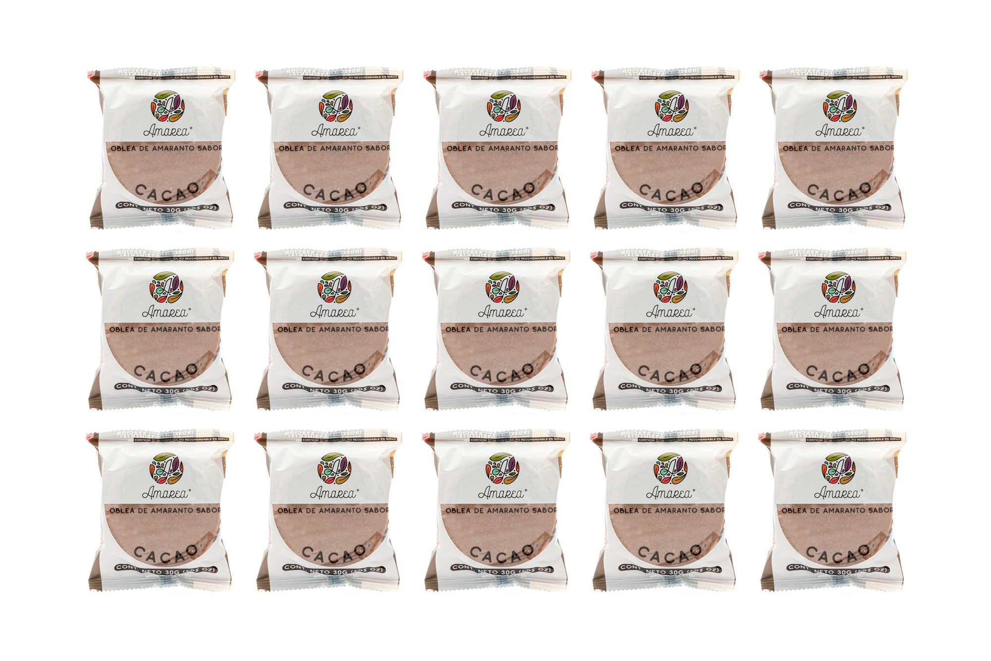 Oblea de Amaranto Cacao | 30 gr