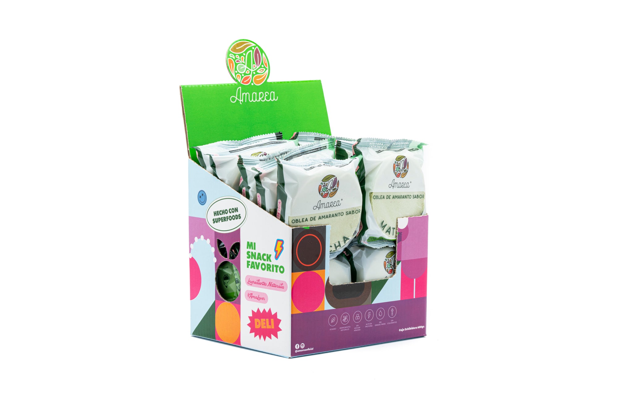 Oblea de Amaranto Matcha | 30 gr