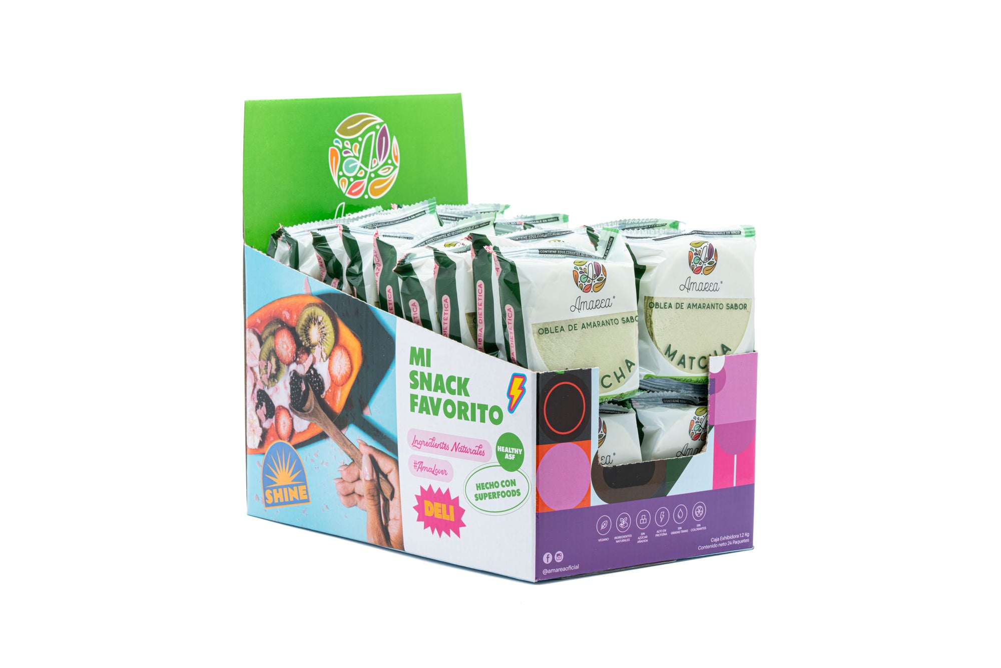 Oblea de Amaranto Matcha | 30 gr